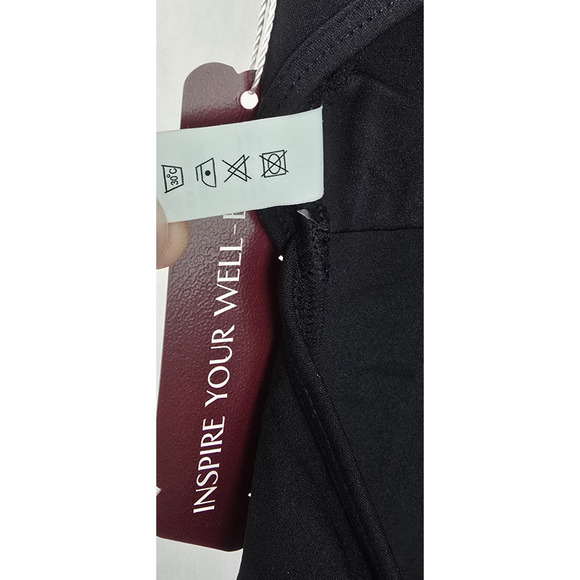 Vertvie Sleeveless Flare Jumsuit Women's XS Black Backless Bodycon Seamless NWT - Picture 6 of 16